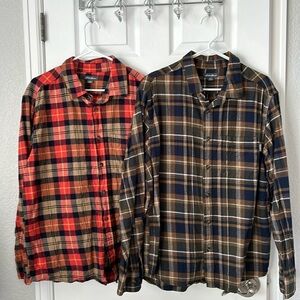 Eddie Bauer flannels xl